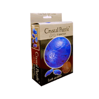 Crystal Puzzle Earth (Blue)