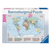 Political World Map 1000pc