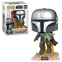 The Mandalorian with Child Pop Vinyl Bobblehead